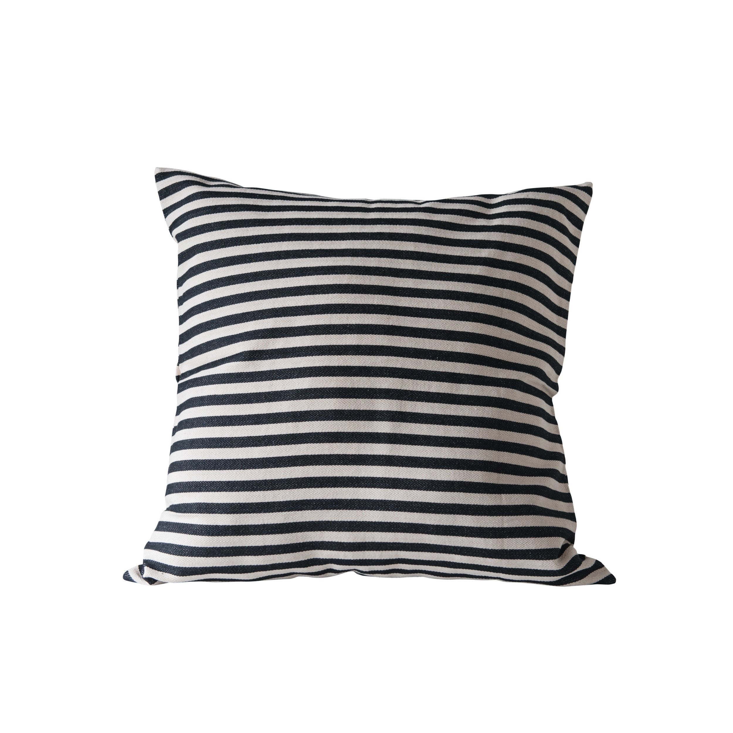 Black Stripe Pillow 26x26