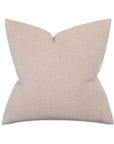 A Xander Geo Petit 24x24" decorative throw pillow with a geometric pattern in neutral tones, featuring a prominent butterfly bow shape, isolated on a white background, perfect for a Scottsdale Arizona bungalow.